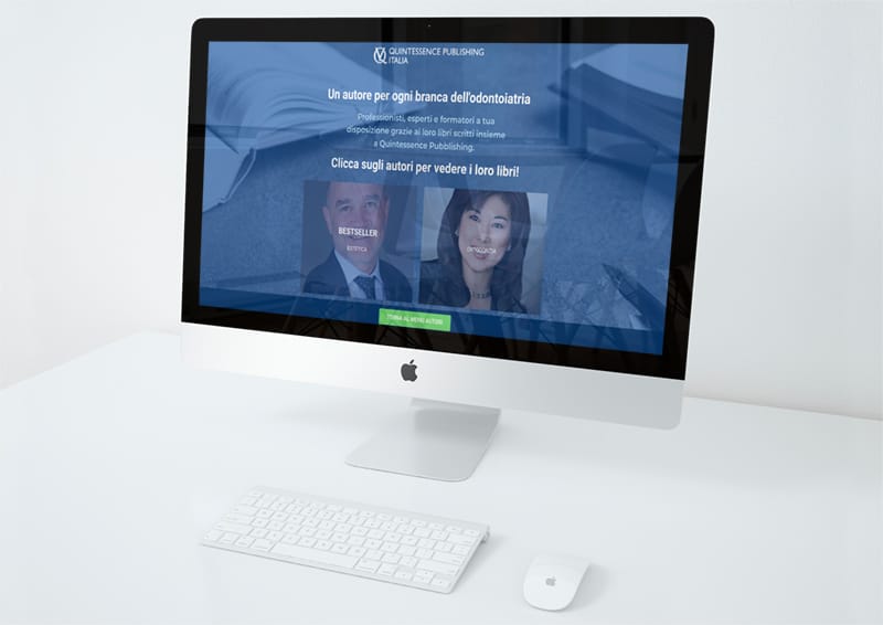 Landing page autori