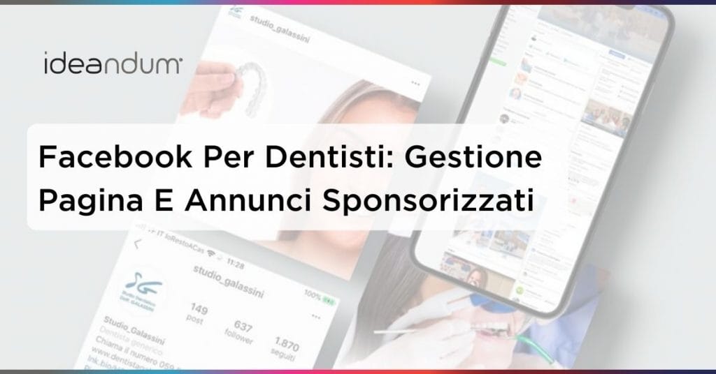 gestione pagina e campagne facebook per dentisti