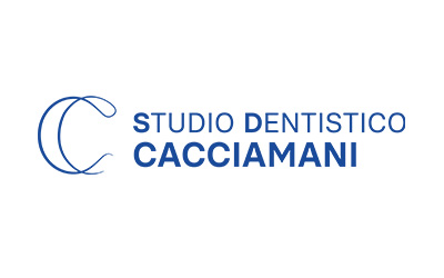 logo dentista: studio dentistico cacciamani
