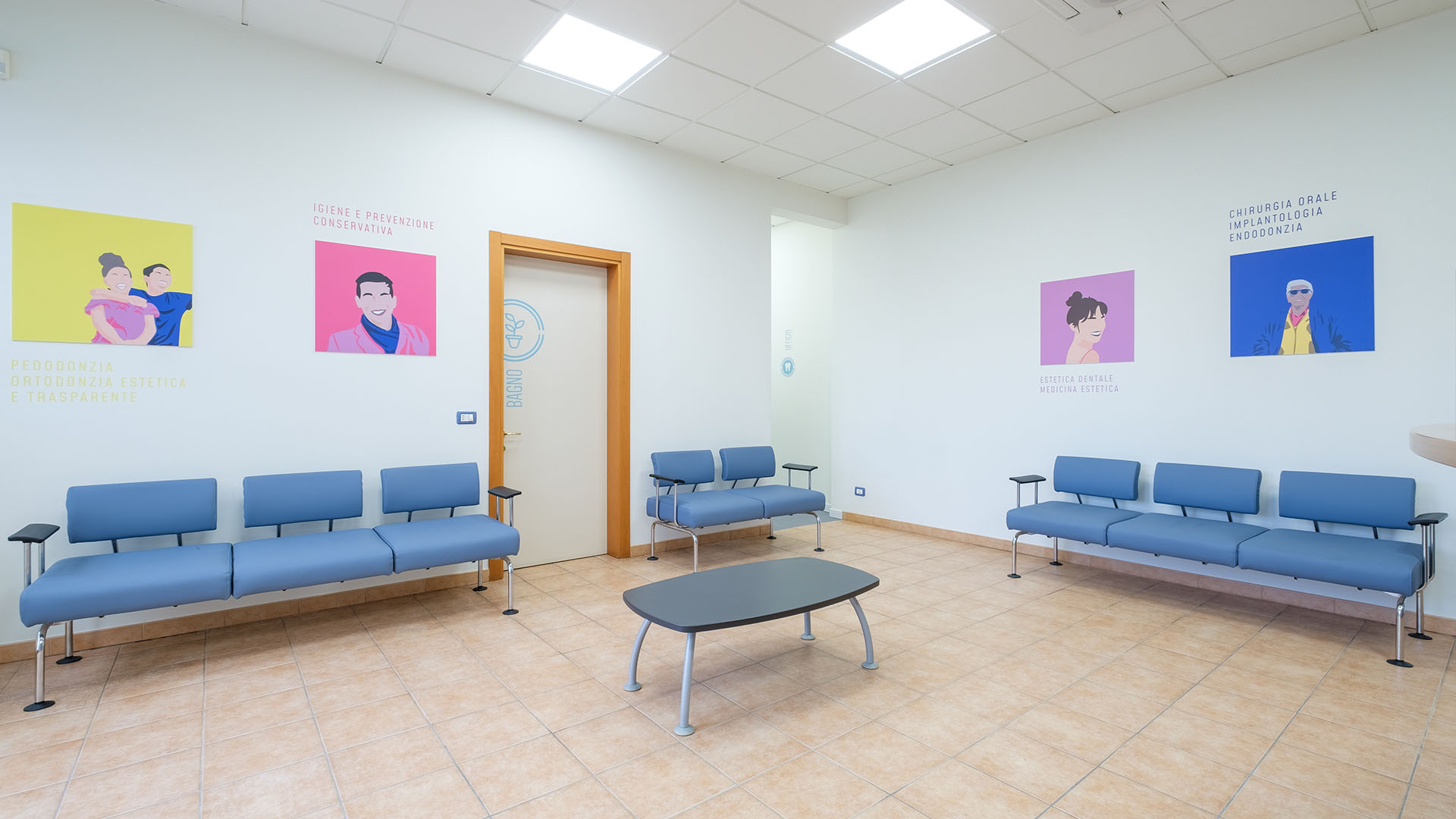 marketing dentista: sala d'attesa agorà medi